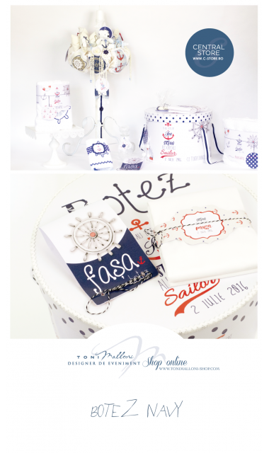 Trusou de botez cu broderie pentru baieti, The Sailor Boy 5